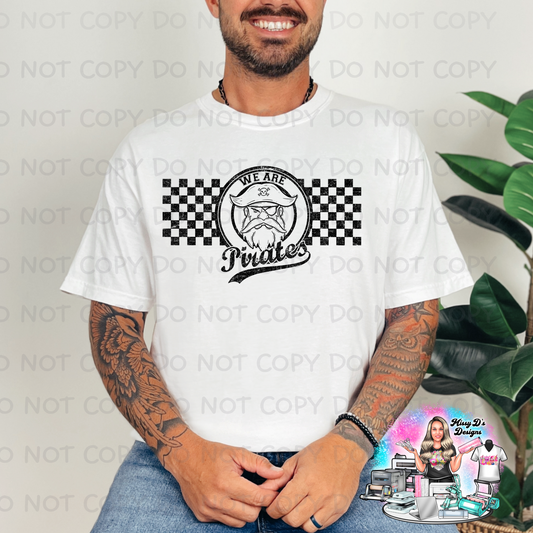 We are Pirates checkered SHIRT
