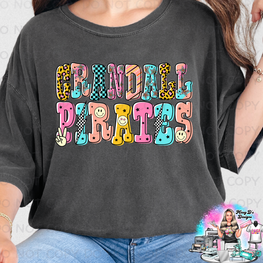 Groovy Crandall Pirates  Mixed Up SHIRT