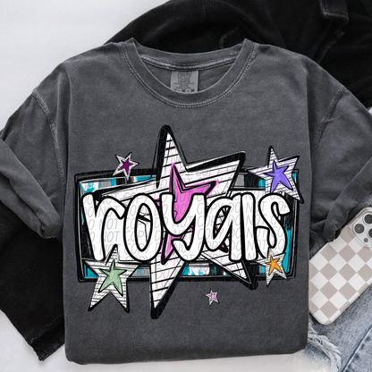 Bright Stars Mascot SHIRT Multiple Mascots to Choose from