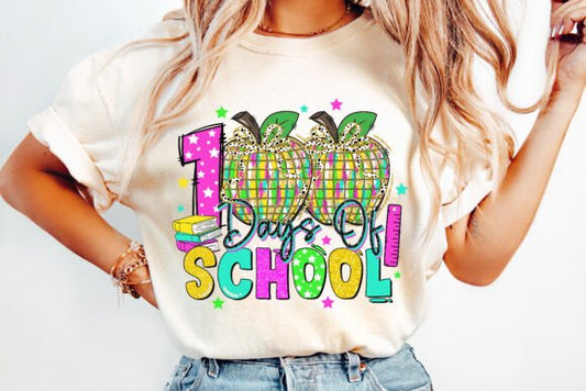 100 Days of School Disco Apples SHIRT