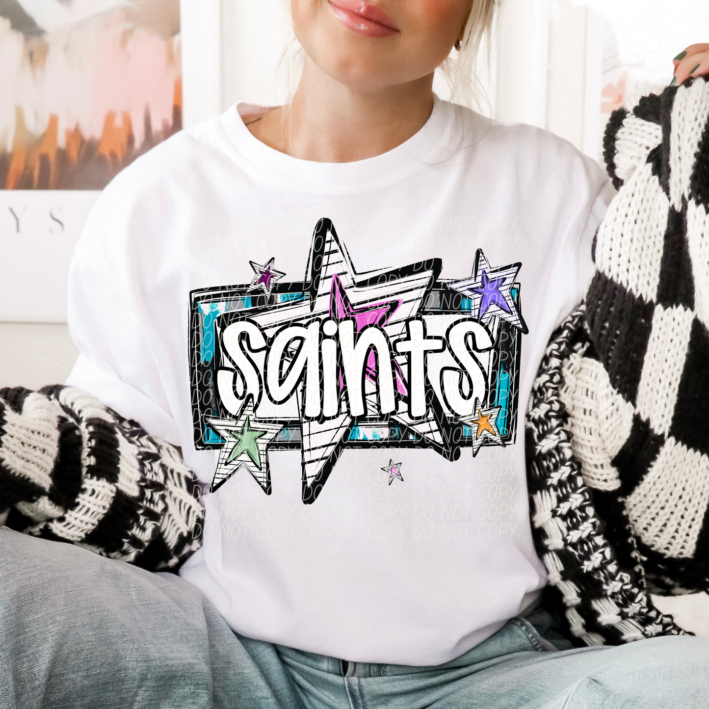 Bright Stars Mascot SHIRT Multiple Mascots to Choose from