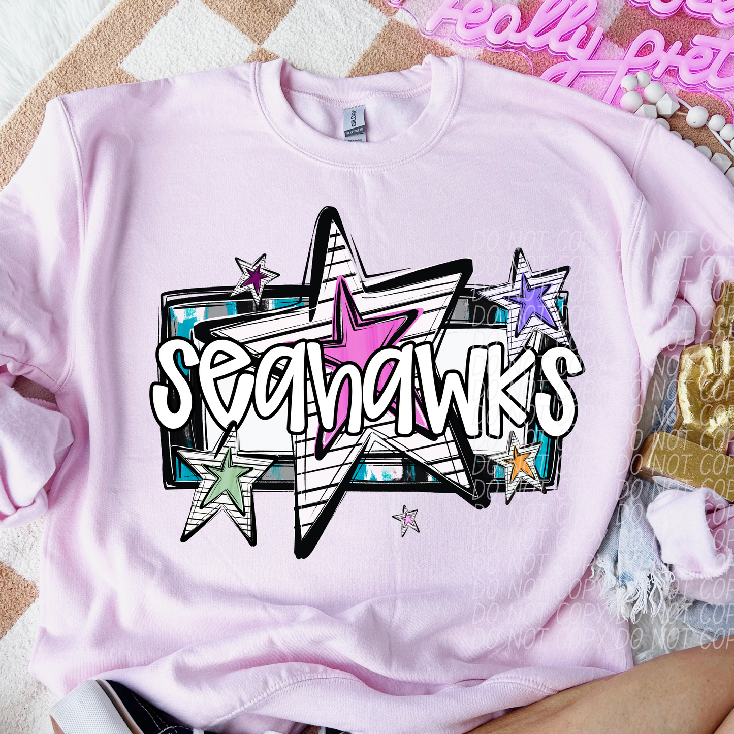 Bright Stars Mascot SHIRT Multiple Mascots to Choose from