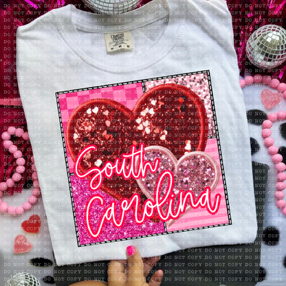 Valentine State DTF Transfer All 50 states available!