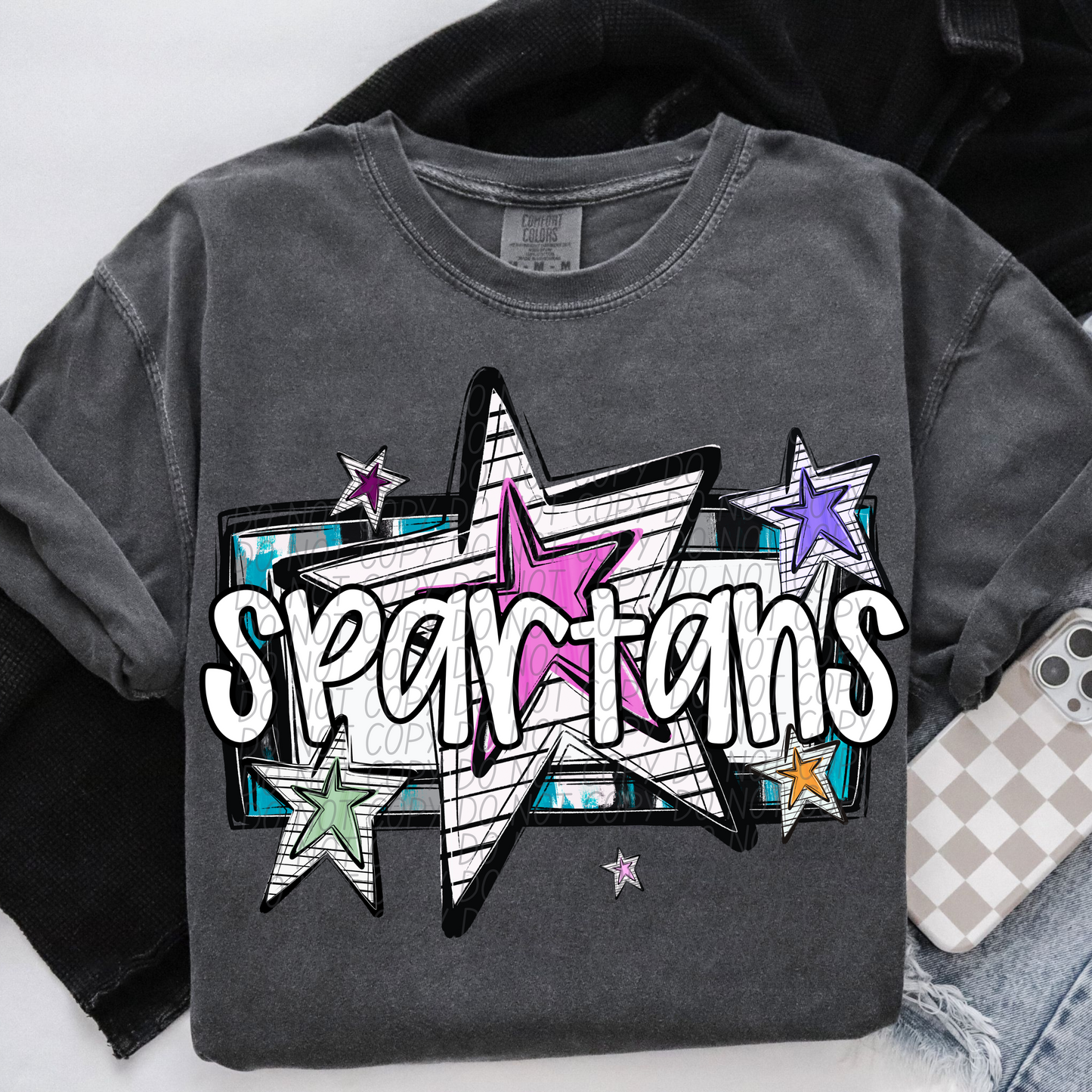 Bright Stars Mascot SHIRT Multiple Mascots to Choose from