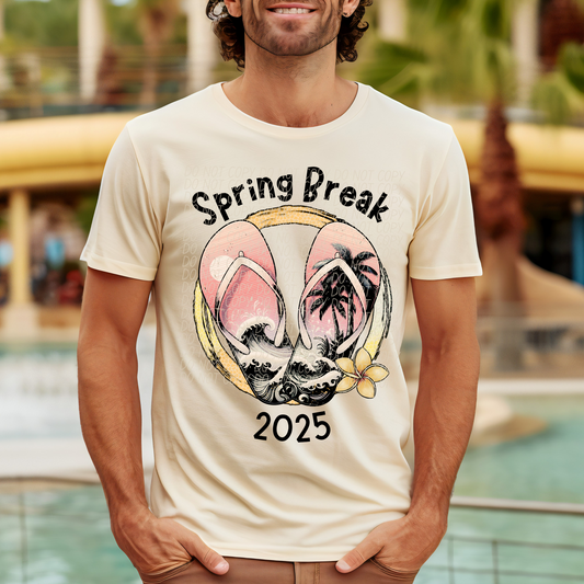 Spring Break 2025 Black Design SHIRT