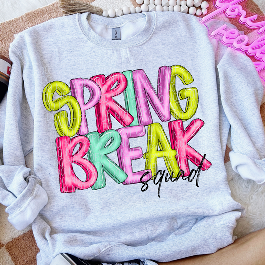 Spring Break Squad Colorful  SHIRT