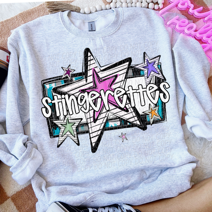 Bright Stars Mascot SHIRT Multiple Mascots to Choose from