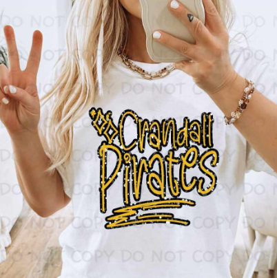 Crandall Pirates Scribble SHIRT
