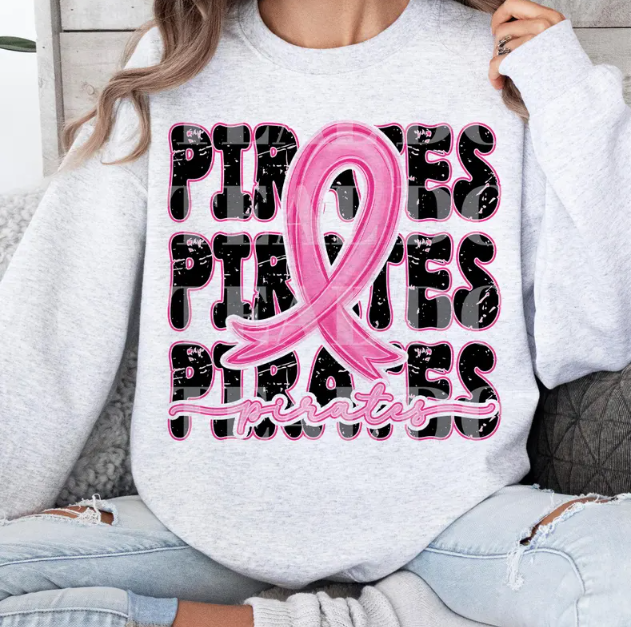 Pirates Pink Ribbon Breast Cancer Awareness SHIRT