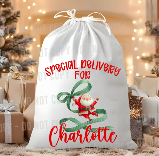 Customizable A Special Delivery for Christmas Custom DTF TRANSFER