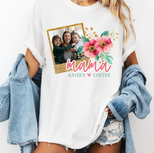 Customizable Mama or any Name  Personalized Name Custom  Mother's Day DTF TRANSFER