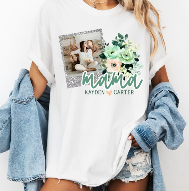 Customizable Mama or any Name  Personalized Name Custom  #2 Mother's Day DTF TRANSFER