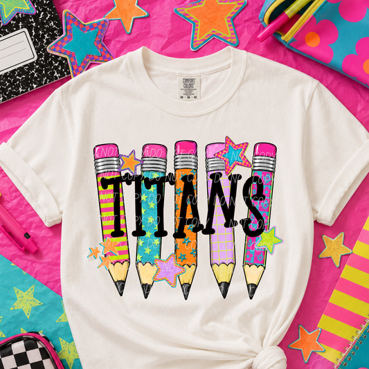 Titans Colorful Pencils Sweatshirt