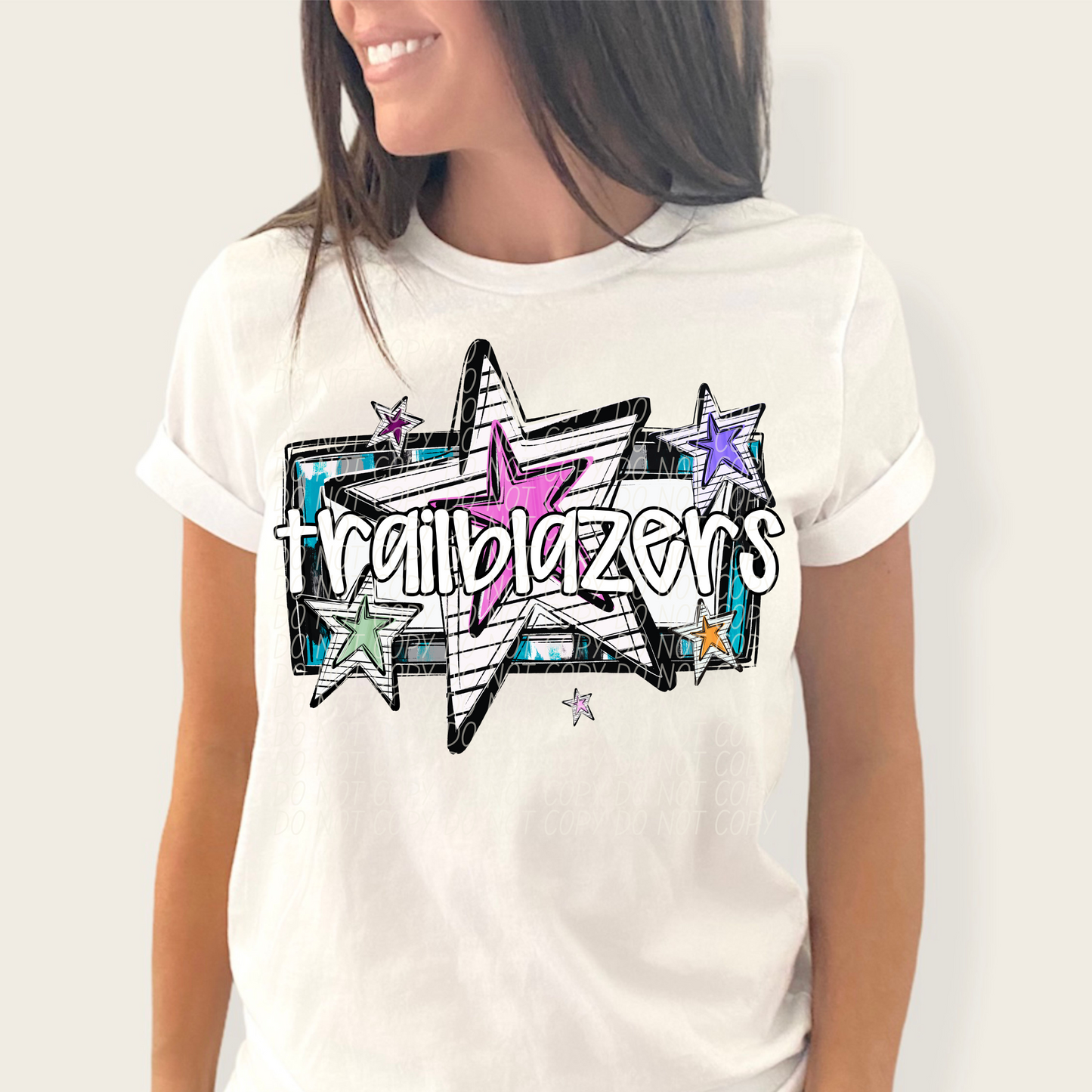 Bright Stars Mascot SHIRT Multiple Mascots to Choose from