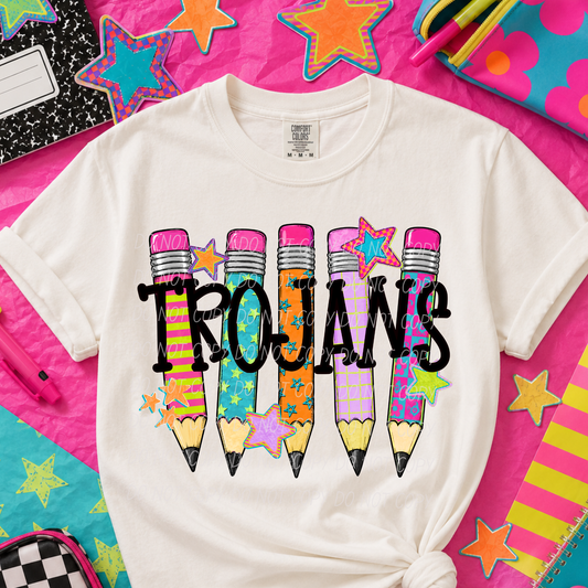 Trojans Colorful Pencils Sweatshirt