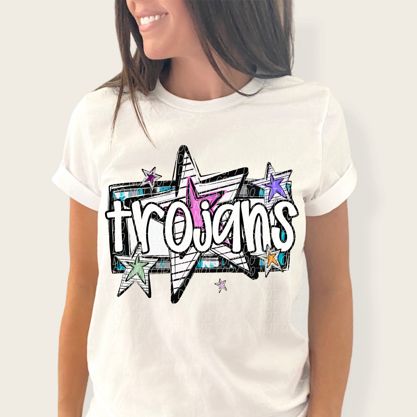 Bright Stars Mascot SHIRT Multiple Mascots to Choose from