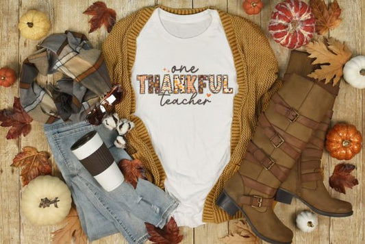Thankful Teacher Thanksgiving 2 SHIRT