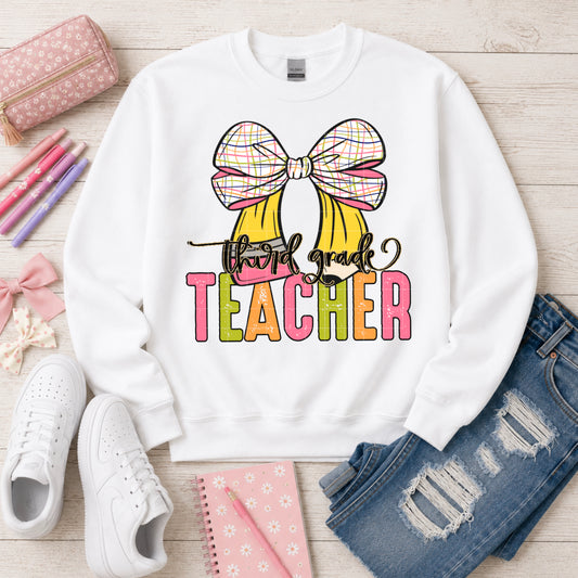 3rd Grade Teacher Sweatshirt