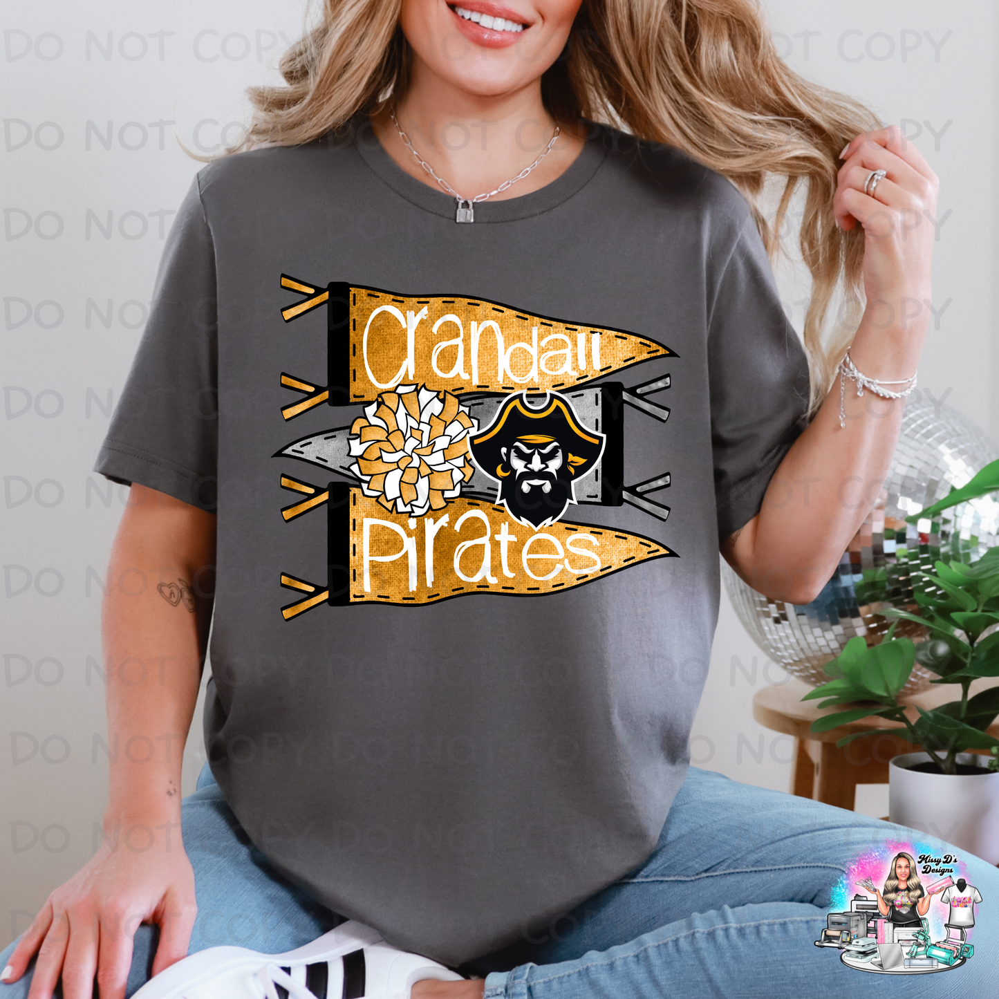 Crandall Pirates Pennants SHIRT