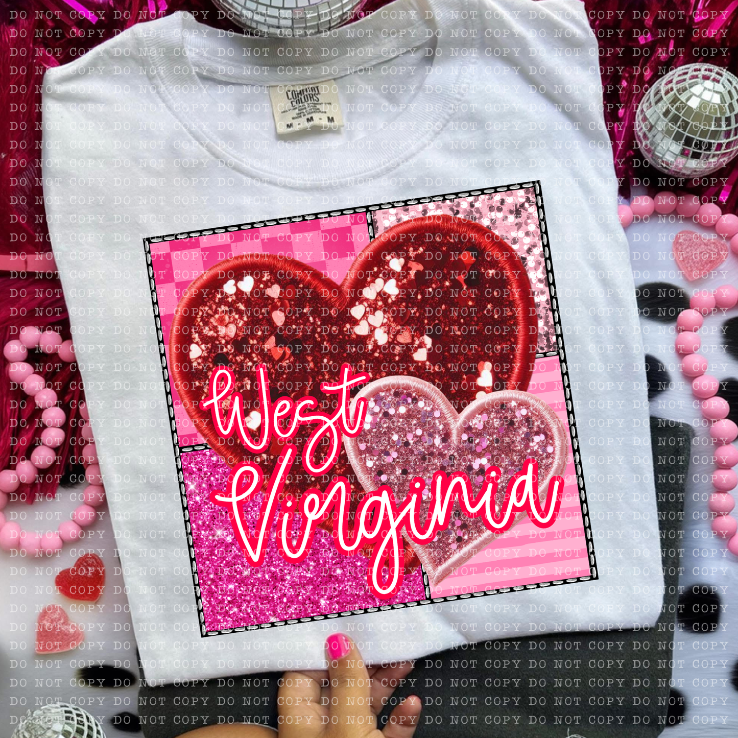 Valentine State DTF Transfer All 50 states available!