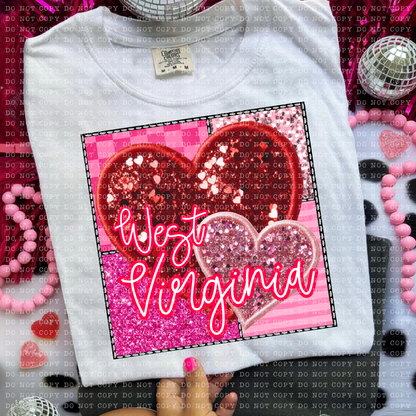 Valentine State DTF Transfer All 50 states available!