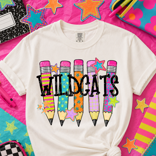 Wildcats Colorful Pencils Sweatshirt