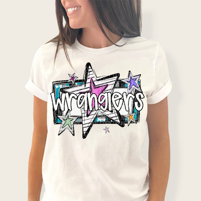 Bright Stars Mascot SHIRT Multiple Mascots to Choose from