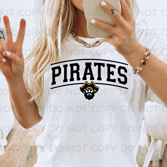 Curved Crandall Pirates SHIRT