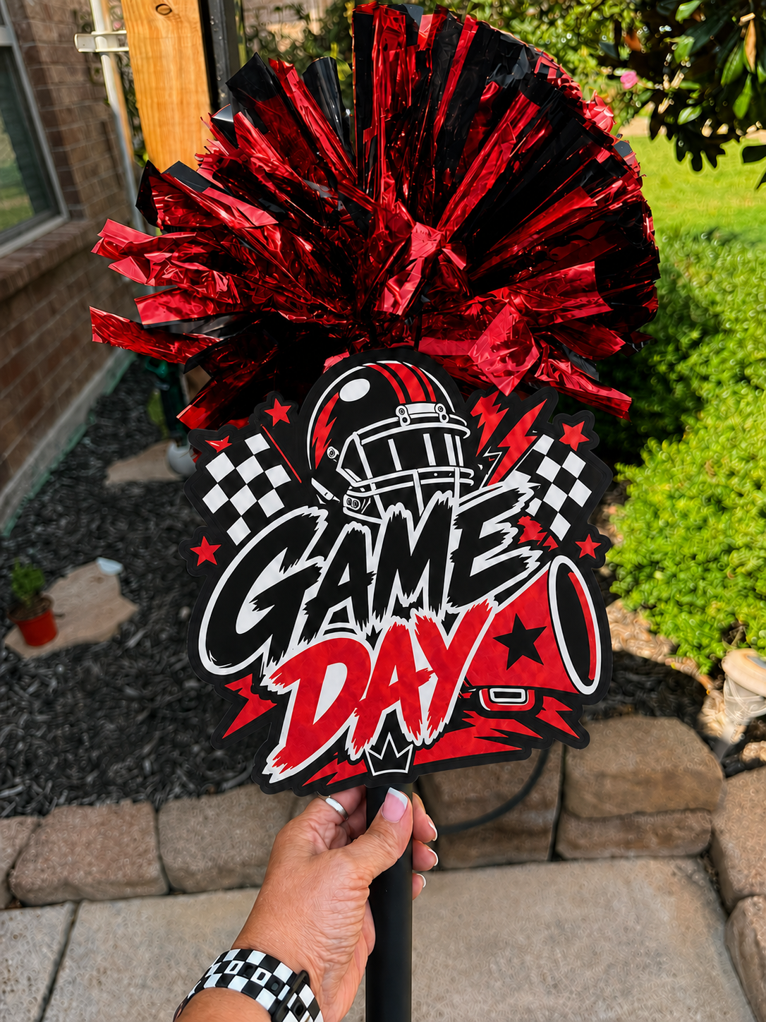Custom Game Day Football Spirit Stick!