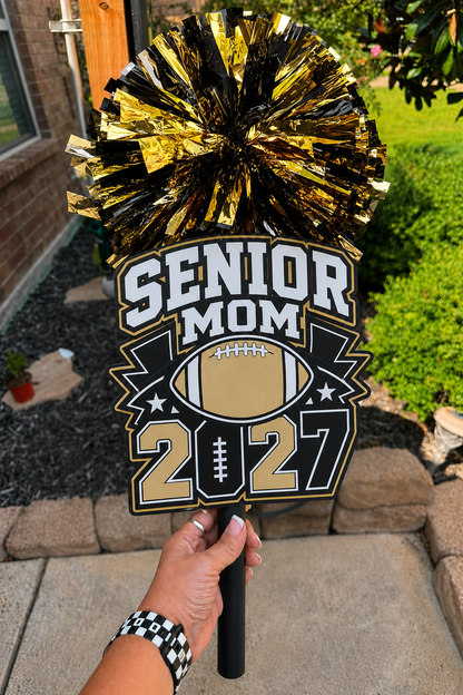 Custom Senior Mom Football Spirit Stick
