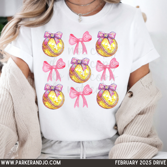 Disco Softball Coquette Collection SHIRT