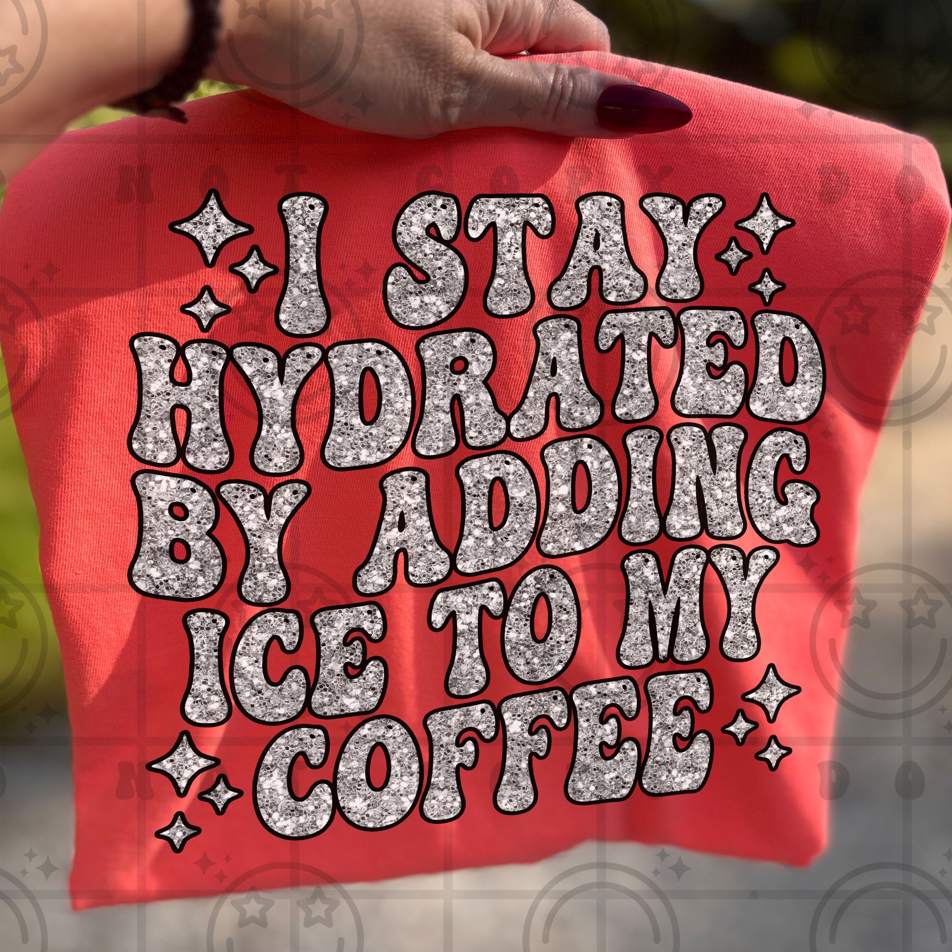 I Stay Hydrated Iced Coffee Crewneck Sweatshirt