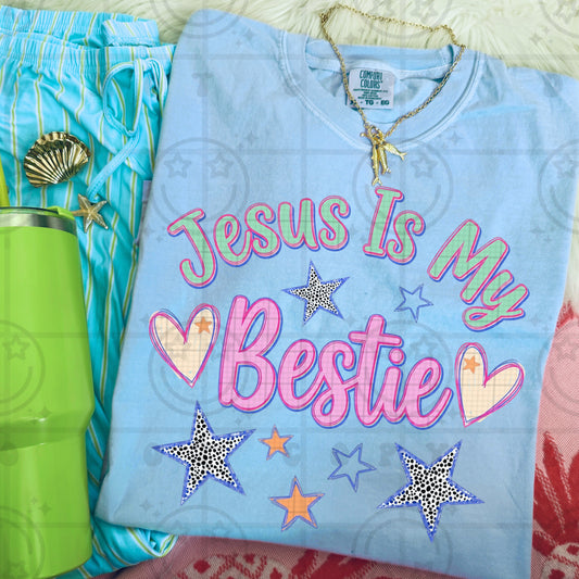 Jesus is My Bestie Crewneck Sweatshirt