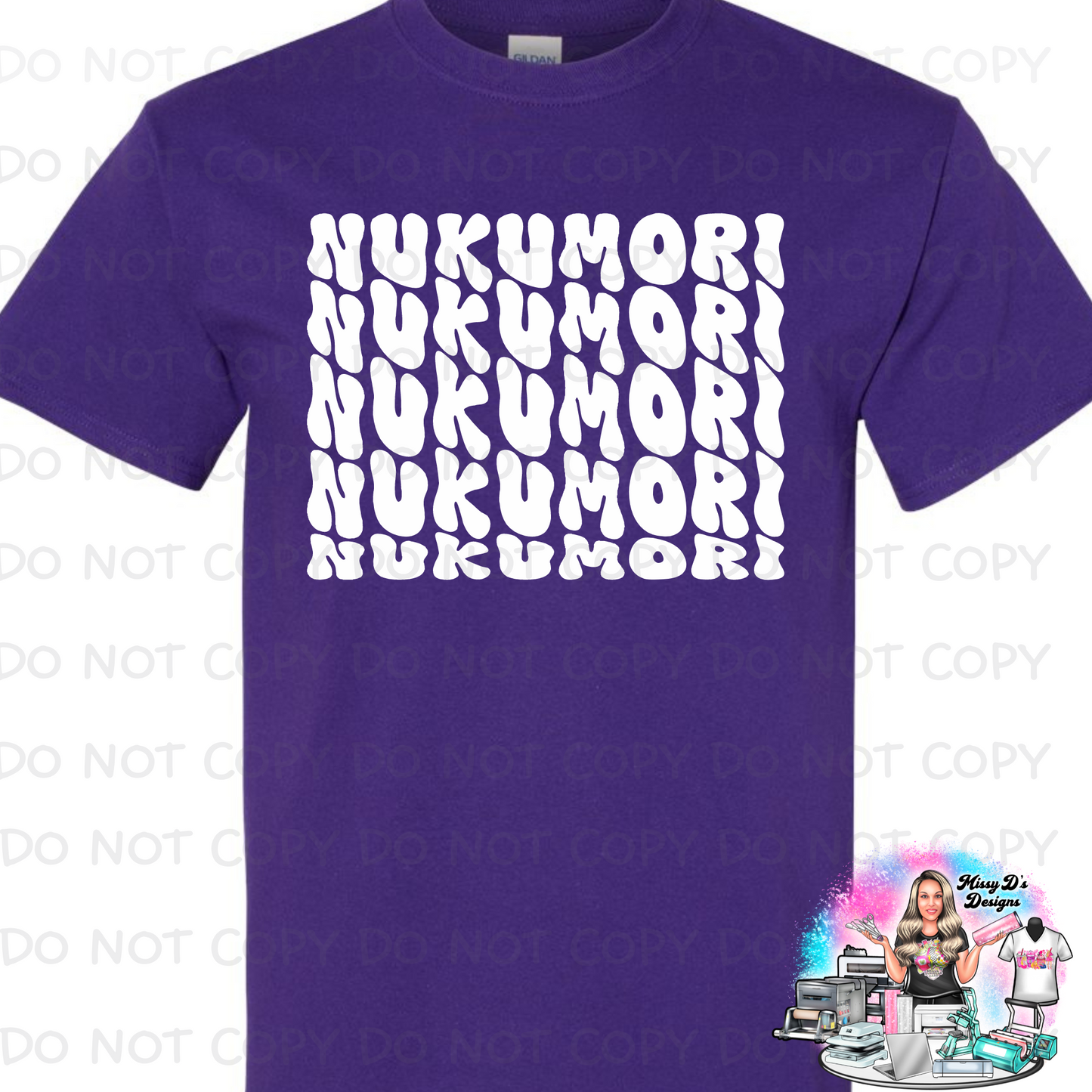 Nukumori stacked wavy Purple HOUSE Shirt