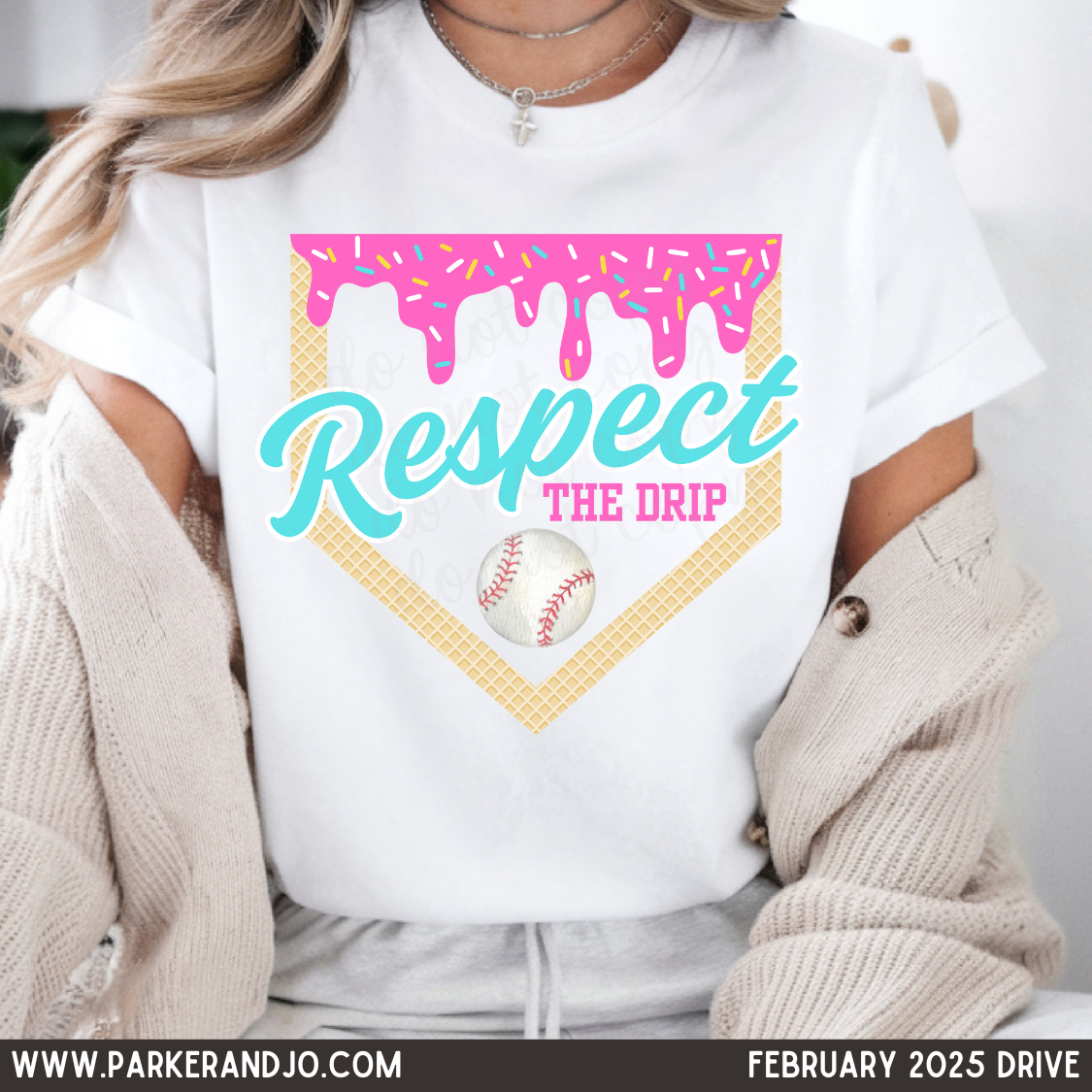 Pink Drip Baseball SHIRT