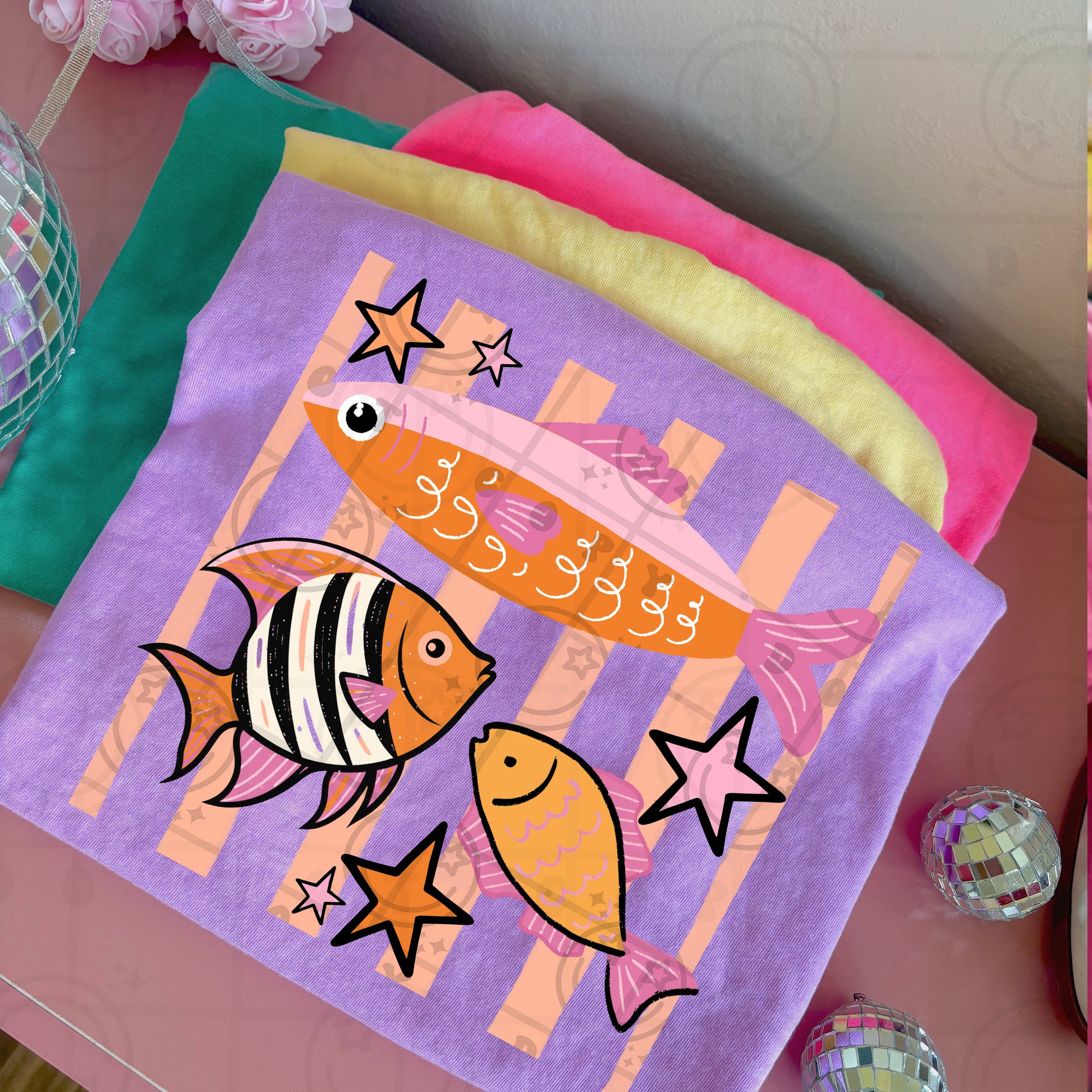 Preppy Fish Crewneck Sweatshirt