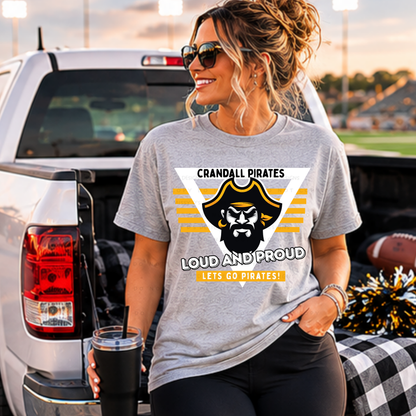 triangle spirit mascot crandall pirates mock