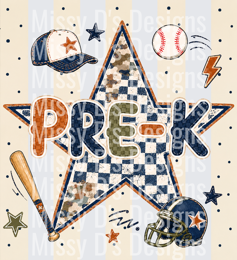 Back to School pre-k star