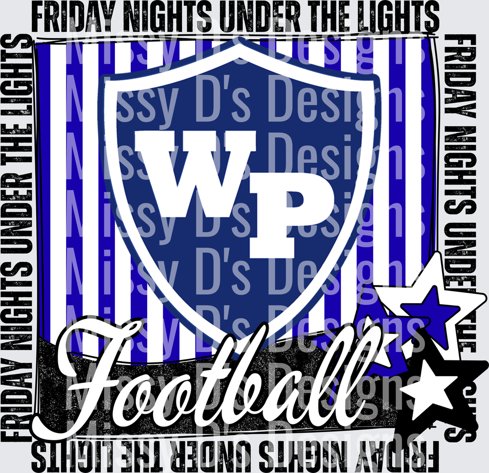 WP Shield Friday Nights Under The Lights Football Stars