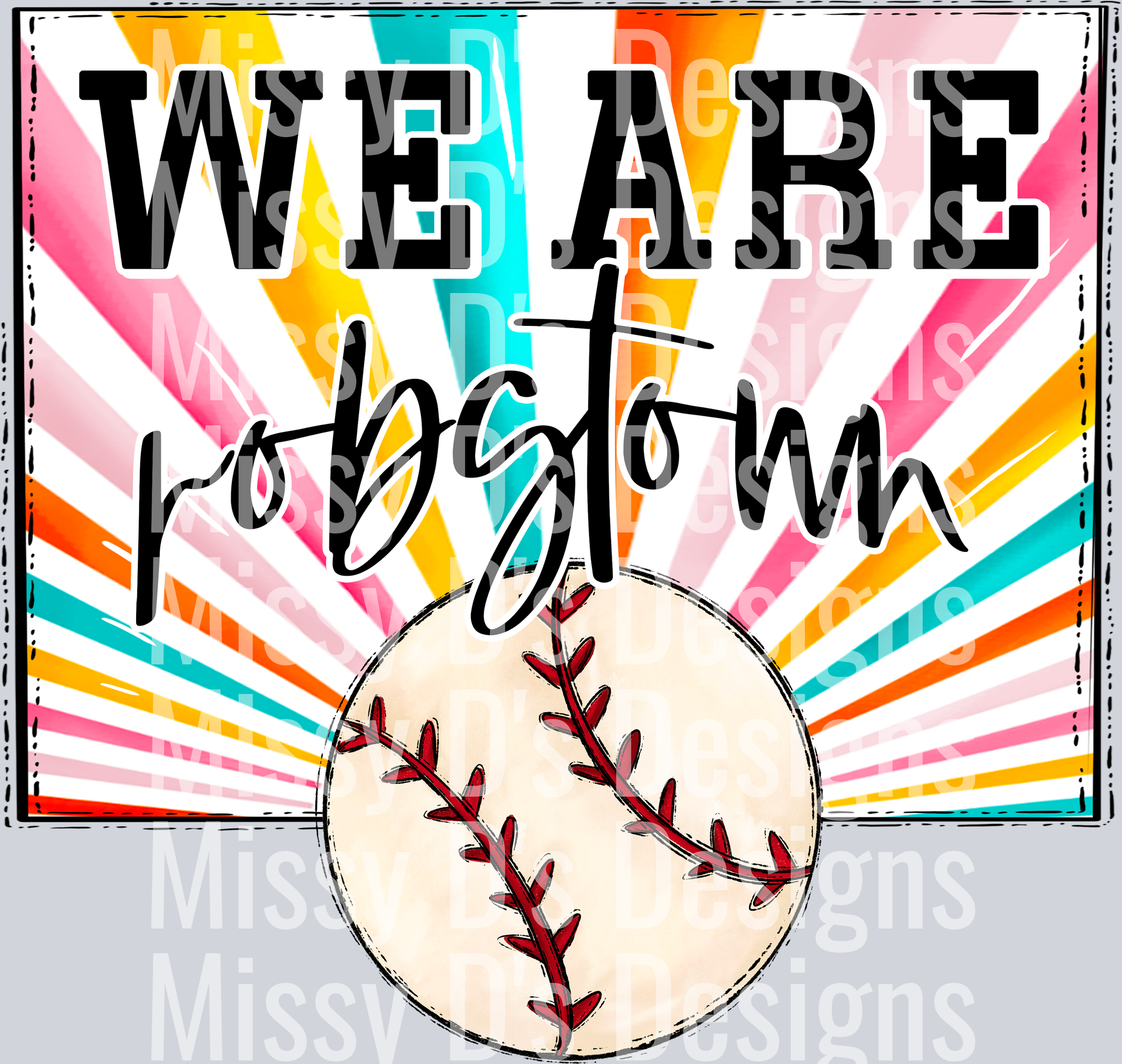 sunburst WE ARE robstown baseball