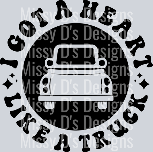 I Got A Heart Like A Truck Pocket Design