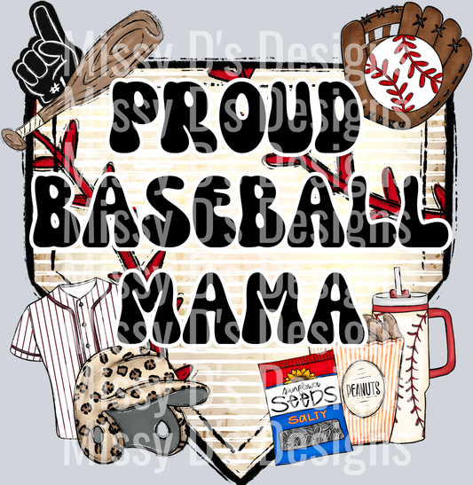 proud baseball mama
