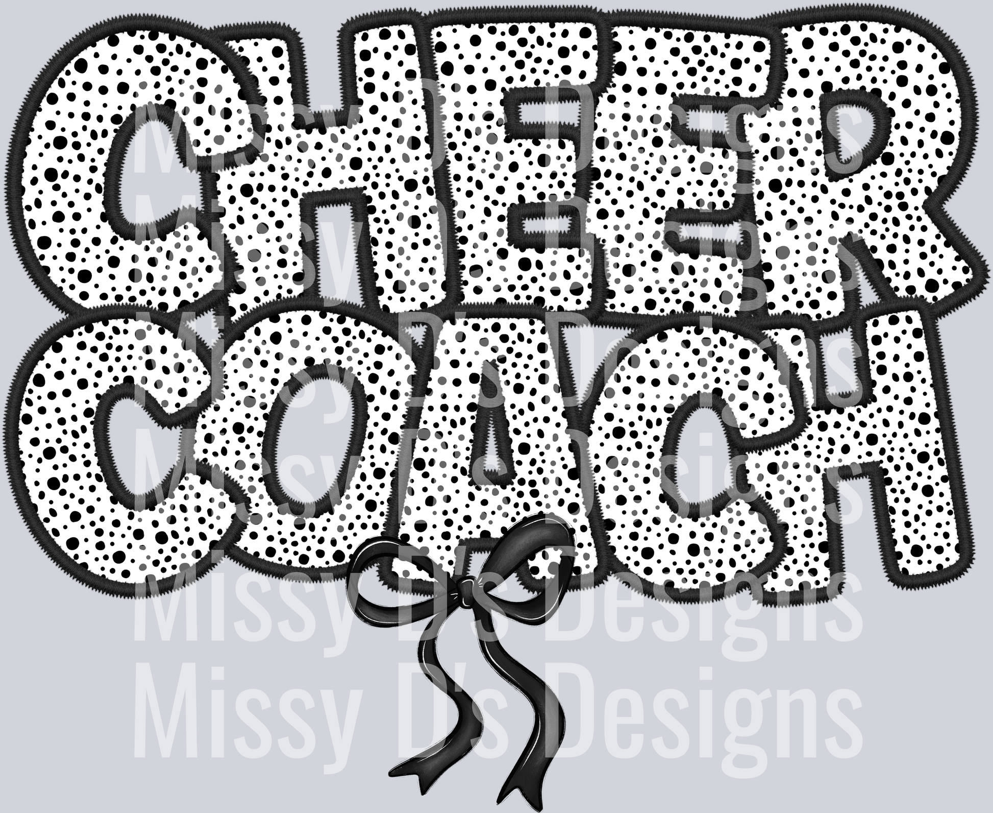 CHEER COACH BOW