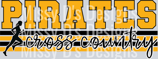 pirates cross country girl