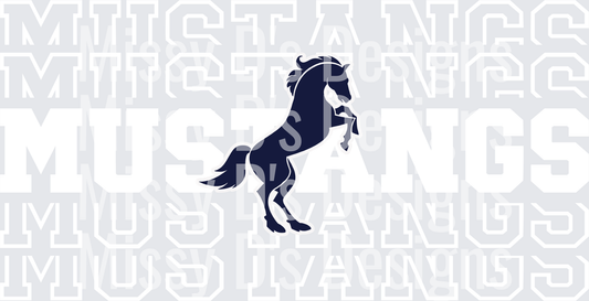 Stacked Mascot Criswell Mustangs