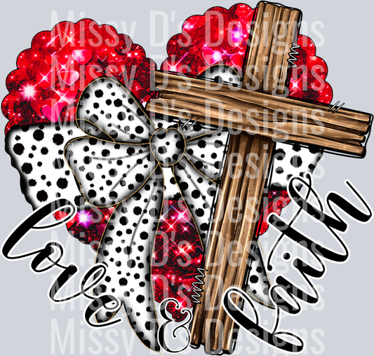 love and faith dotted coquette