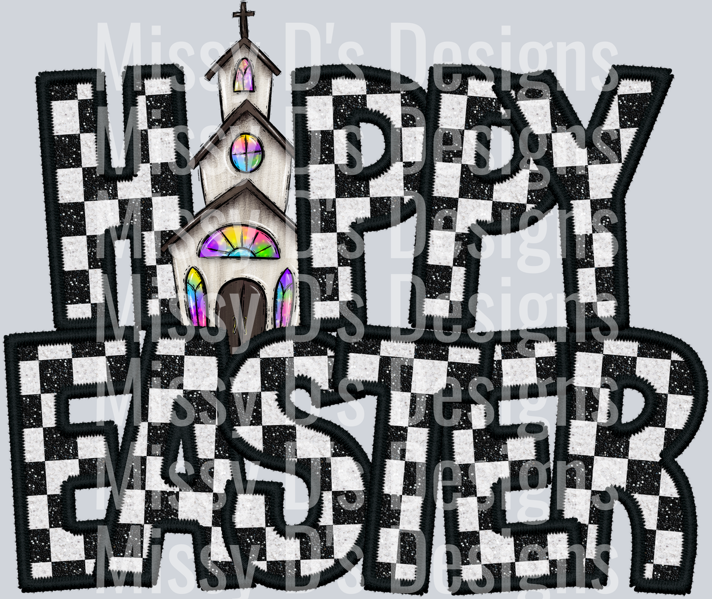 happy easter checker church