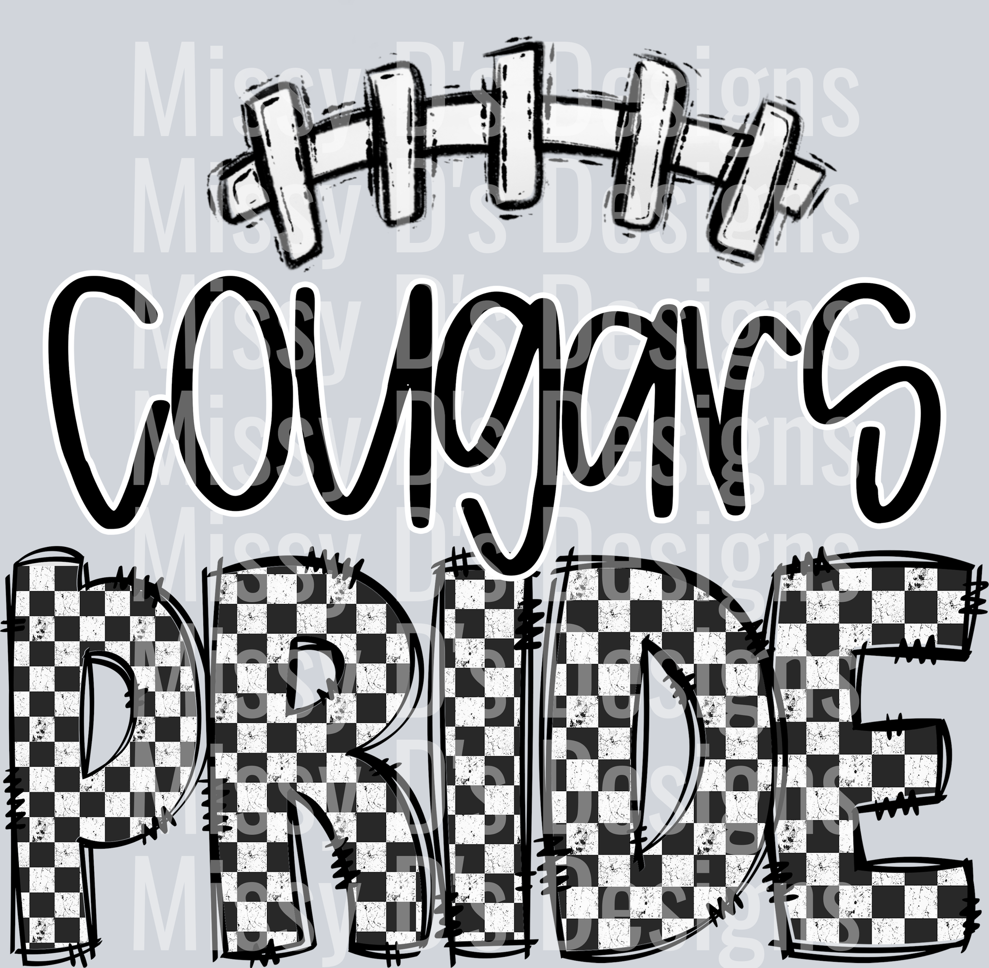checkered PRIDE cougars