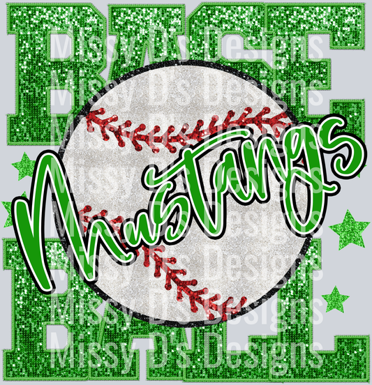 baseball Mustangs