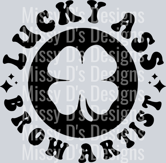 Lucky Ass Brow Artist Pocket Design